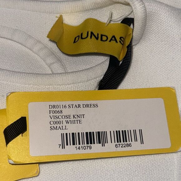 NWT DUNDAS Cut Out MIDI Dress White Knit Revolve Small - Picture 15 of 16